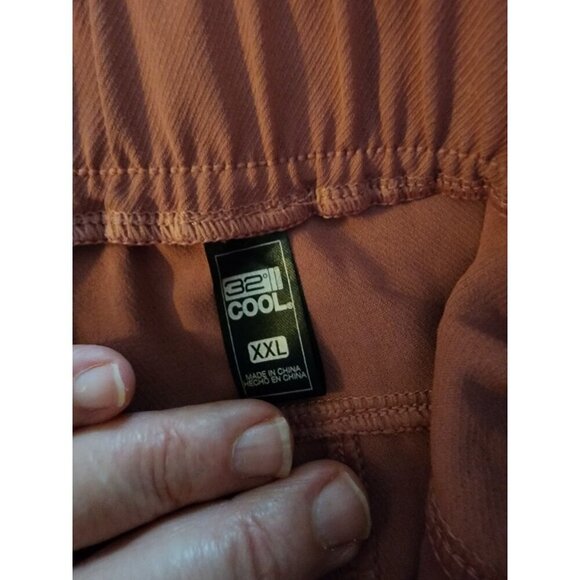 32 Degrees Cool Women's Garnet Rouge Lightweight Pockets Athletic Pants Size XXL - Picture 2 of 15